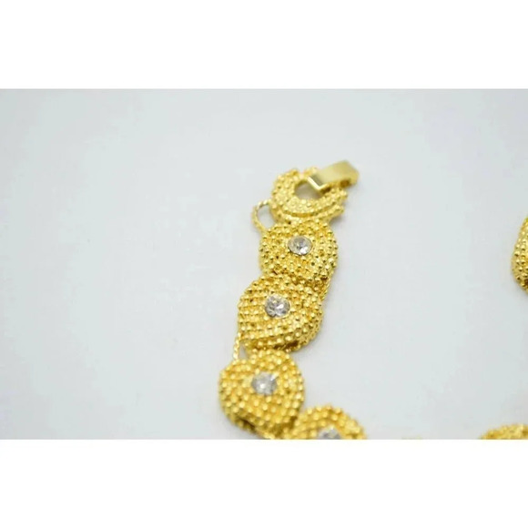 Clear Rhinestone Heart Slide Chain Link Clear Rhin - Picture 2 of 7